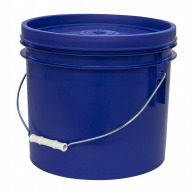 【直送品】 ポリ密閉容器　トスロン　12L 300×H266mm　ブルー  1個（ご注文単位1個）