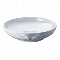台和 メラミン食器 22cm深皿 白 BY-13-W 1枚（ご注文単位1枚）【直送品】