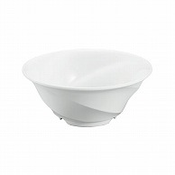 台和 メラミン食器 20cmスパイラルボール 白 BY-960-W 1個（ご注文単位1個）【直送品】