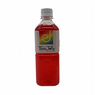 【直送品】 カラーエコゼリー 490ml　ペットボトル 赤　24本 1箱（ご注文単位1箱）