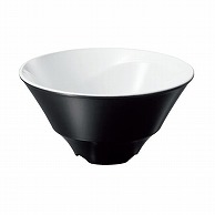 台和 メラミン食器　スパイラル　ライスボール 白黒 BY－380－WBK 1枚（ご注文単位1枚）【直送品】