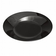 【直送品】 台和 メラミン食器　23cmスパイラルプレート 黒 BY－952－BK 1枚（ご注文単位1枚）