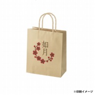 【オリジナル印刷】スムースB22－12　未晒100g（茶） ベタ印刷なし2色印刷　1000枚 オプション　PP紐カラー　ニス 1000枚