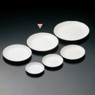 マイン メラミン食器　丸皿　白 φ24 M11－101 5枚/束（ご注文単位1束）【直送品】
