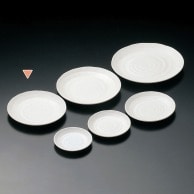 マイン メラミン食器　丸皿　白 φ21 M11－102 5枚/束（ご注文単位1束）【直送品】