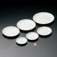 >【直送品】 マイン メラミン食器　丸皿　白 φ15 M11－104 5枚/束（ご注文単位1束）
