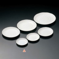 マイン メラミン食器　丸皿　白 φ13 M11－105 5枚/束（ご注文単位1束）【直送品】