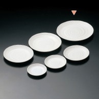 マイン メラミン食器　丸皿　白 φ28 M11－184 5枚/束（ご注文単位1束）【直送品】