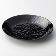 マイン メラミン食器　大皿　黒 φ30 M11－372 1枚（ご注文単位1枚）【直送品】
