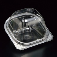 【直送品】 スミ 食品容器　ユニコン LS－角105　ドーム　透明 5K10150 100個/袋（ご注文単位15袋）