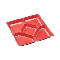 エフピコ 折箱　WPS－角　仕切り 300－300－N1 赤 10枚/袋（ご注文単位4袋）【直送品】