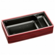 エフピコ 折箱弁当容器　本体 WU－302－44 赤板目 15枚/袋（ご注文単位18袋）【直送品】