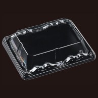 エフピコ 寿司容器　大波皿　嵌合蓋 T－大波皿2－3嵌合蓋（APET）エコ  50枚/袋（ご注文単位18袋）【直送品】