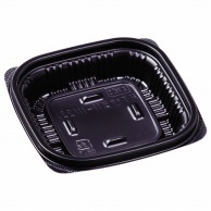 【直送品】 エフピコ 惣菜容器　MSD惣菜　本体 11－11（22） 黒 50枚/袋（ご注文単位40袋）