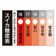 カミイソ産商 エースラベル スイカ糖度表 H-0083 500枚/袋（ご注文単位1袋）【直送品】