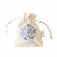 ケー・イー・アイ 刺繍巾着袋 ネモフィラ IT004－5 1個（ご注文単位2個）【直送品】