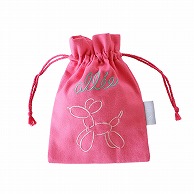 【直送品】 ケー・イー・アイ 刺繍巾着袋 バルーンプードル IT004－9 1個（ご注文単位2個）