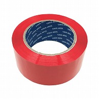 清和産業 梱包用OPPテープ　カラー 48mm×100m 赤 1巻（ご注文単位5巻）【直送品】