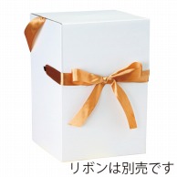 【直送品】 新光 フラワーギフトボックス プチボックスM　ホワイト パッド付 1枚（ご注文単位60枚）