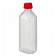 【直送品】 投薬瓶PPB　滅菌済　少数包装　200cc 5本入　キャップ：赤  1個（ご注文単位1個）