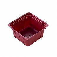 【直送品】 アクタ 弁当容器　ワン折重　カップ容器　かん合 70－1 赤 100枚/袋（ご注文単位10袋）