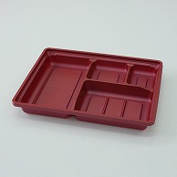 アクタ 弁当容器　ワン折　底 73×55B 赤 50枚/袋（ご注文単位8袋）【直送品】