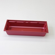 【直送品】 アクタ 弁当容器　ワン折重　底 73×31A 赤 50枚/袋（ご注文単位8袋）