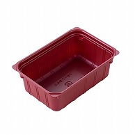 アクタ 弁当容器　ワン折重　カップ容器　かん合 70－7 赤 100枚/袋（ご注文単位10袋）【直送品】