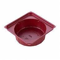 アクタ 弁当容器　ワン折重　カップ容器　かん合 70－3丸 赤 100枚/袋（ご注文単位10袋）【直送品】