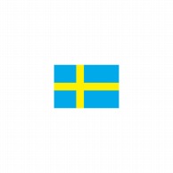 >【直送品】 P・O・Pプロダクツ 世界の国旗 L版 23114　スウェーデン 1枚（ご注文単位1枚）