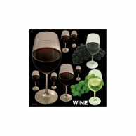 【直送品】 P・O・Pプロダクツ デコレーションシール  61791　赤ワインと白ワイン 1枚（ご注文単位1枚）