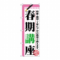 P・O・Pプロダクツ のぼり  GNB-1562　春期講座 1枚（ご注文単位1枚）【直送品】