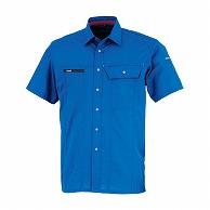 カンサイユニフォーム　半袖シャツ ブルー　S 70023 1枚（ご注文単位1枚）【直送品】