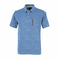 tASkfoRce　半袖ポロシャツ ブルーグレー　EL 47654 1枚（ご注文単位1枚）【直送品】