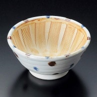 【直送品】山万 水玉すり小鉢　大  09521－559 1個（ご注文単位1個）