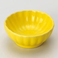 【直送品】山万 黄色　菊型豆鉢  14427－189 1個（ご注文単位1個）