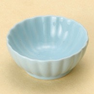 山万 青地　菊型豆鉢  14428－189 1個（ご注文単位1個）【直送品】