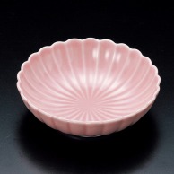 山万 ピンク　菊型平鉢  15310－439 1個（ご注文単位1個）【直送品】