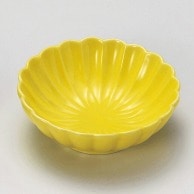 【直送品】山万 黄色　菊型鉢  15325－189 1個（ご注文単位1個）