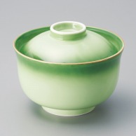 【直送品】山万 緑彩　円菓子碗  15813－559 1個（ご注文単位1個）