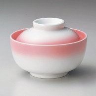 【直送品】山万 ピンク吹　円菓子碗  15817－209 1個（ご注文単位1個）