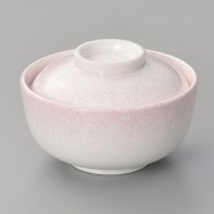 【直送品】山万 ピンク吹　円菓子碗  16013－559 1個（ご注文単位1個）