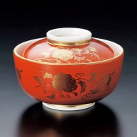 山万 赤巻唐草　円菓子碗  16205－589 1個（ご注文単位1個）【直送品】