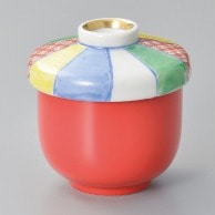 山万 赤釉紙風船　小むし碗  16812－139 1個（ご注文単位1個）【直送品】