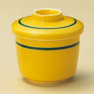 山万 黄釉グリーン帯　ミニ蒸碗  17039－459 1個（ご注文単位1個）【直送品】