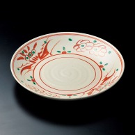 山万 赤絵大皿  18204－149 1個（ご注文単位1個）【直送品】