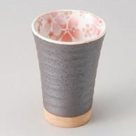 山万 粉引　舞桜　フリーカップ　ピンク  35019－279 1個（ご注文単位1個）【直送品】