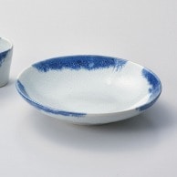 山万 藍雪麺皿  38425－449 1個（ご注文単位1個）【直送品】