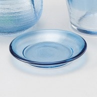 山万 ガラスすみだ　藍薬味皿  38703－279 1個（ご注文単位1個）【直送品】