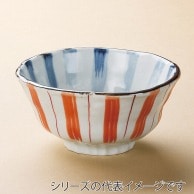 山万 赤絵　十草変型　5．5丼  40616－259 1個（ご注文単位1個）【直送品】